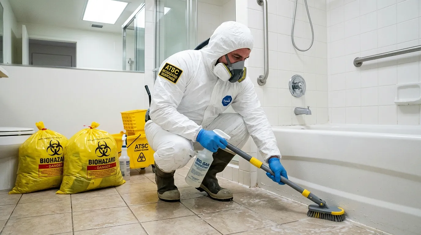 Decontamination equipment deployed for Blood Cleanup in San Carlos